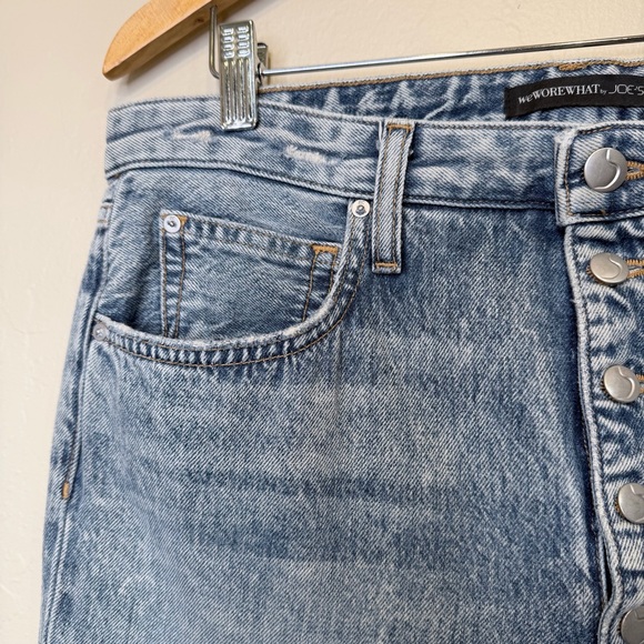 Joe's Jeans | High Rise Exposed Button Fly Vintage Style Denim Chic Mom Jeans - Picture 5 of 14